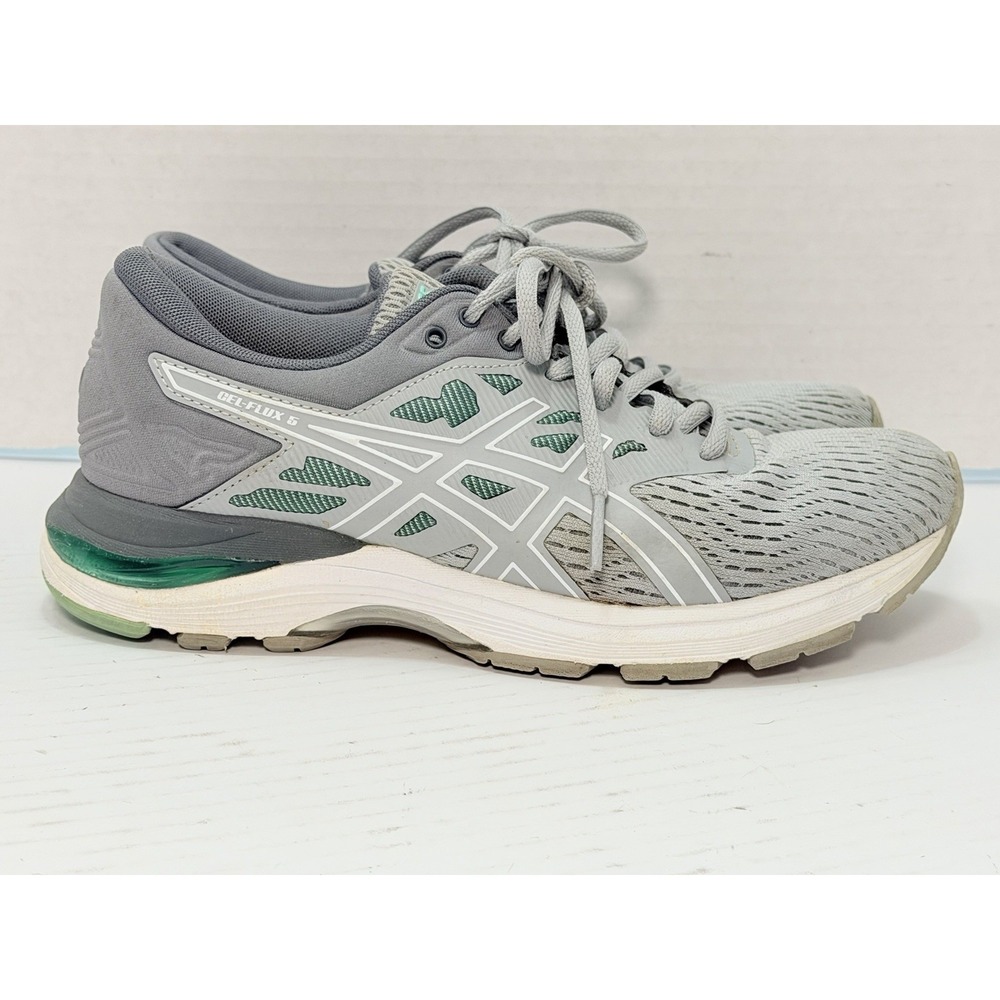 ASICS Gel Flux 5 Women's 6.5 Gray Running Shoes‎ Athletic Sneakers T861N